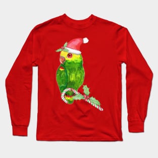 Amazon parrot Christmas style Long Sleeve T-Shirt